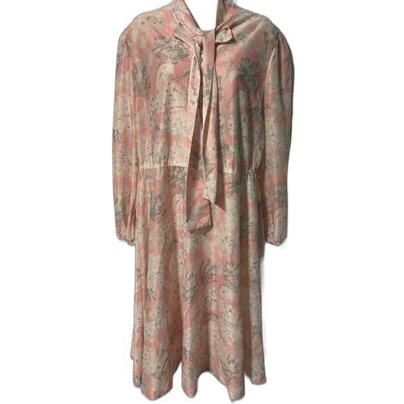 Vintage Women’s Ashboro Originals Pink Floral Easter Dress - Picture 1 of 8